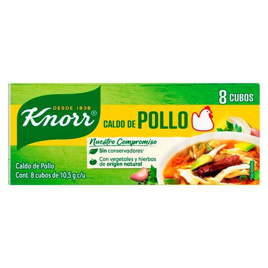 Consomé De Pollo Knorr Suiza 8 Pzas 11 GRS