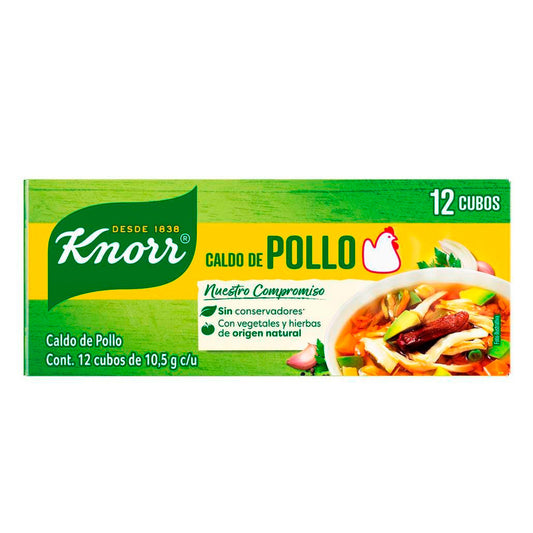 Consomé De Pollo Knorr Suiza 12 PZS