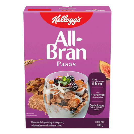 Cereal Kellogg'S Allbran Pasas 285 GRS