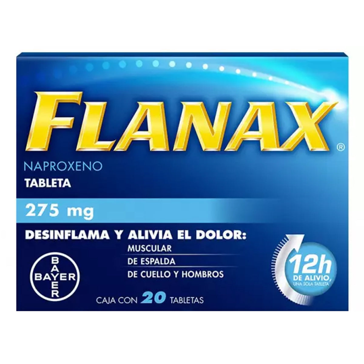 Medicamento Flanax 275Mg Tabletas 20 PZS