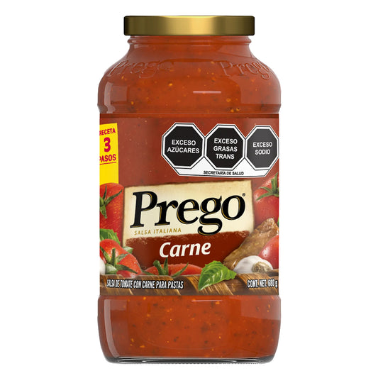 Salsa Prego Carne 680 GRS