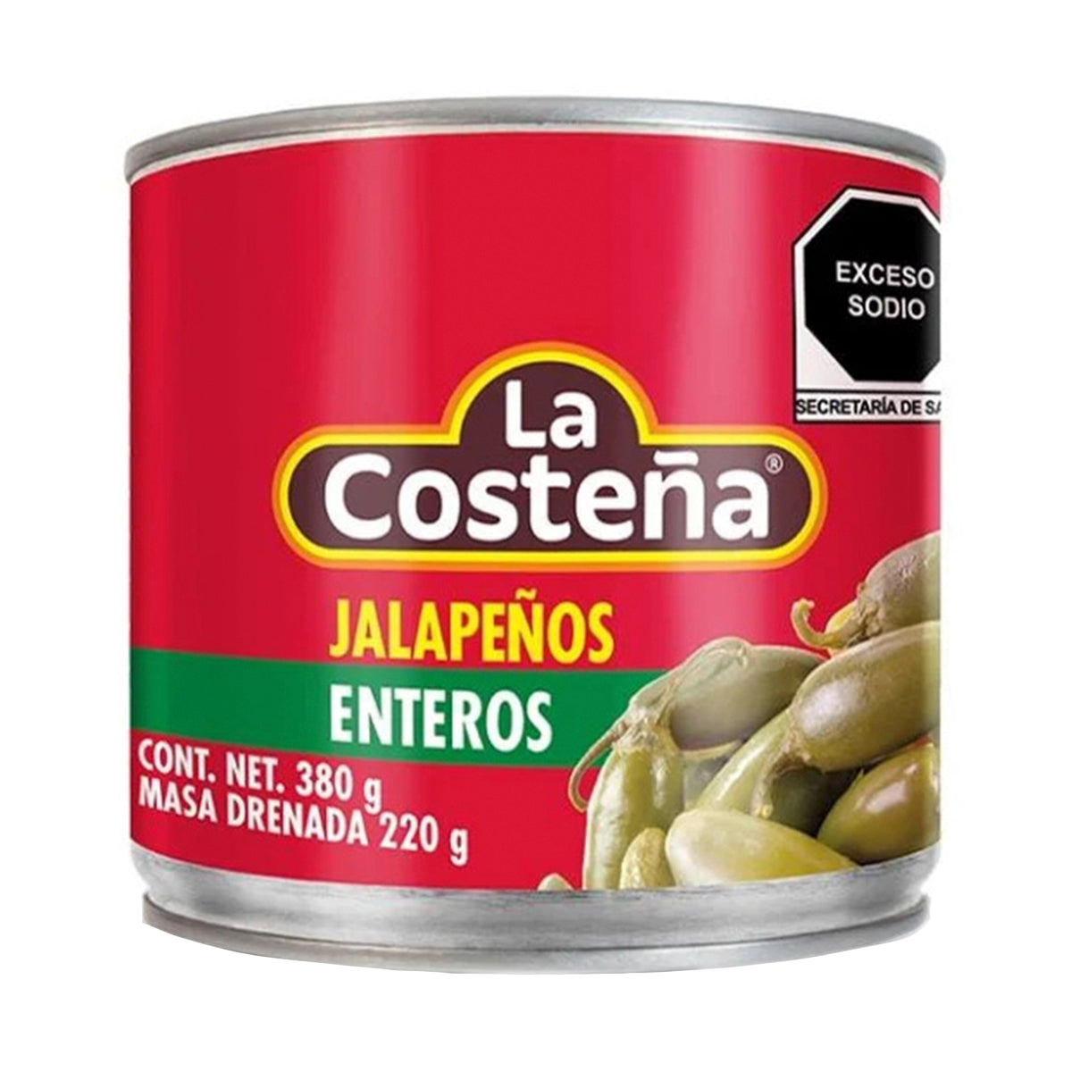 Chiles La Costeña Jalapeño Enteros 380 GRS