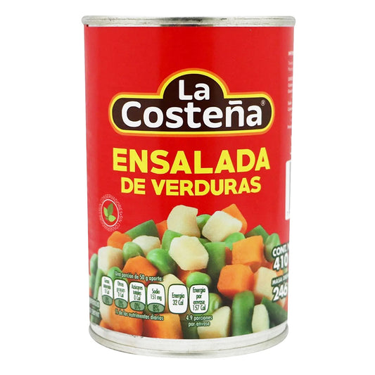 Ensalada La Costeña Verduras 410 GRS