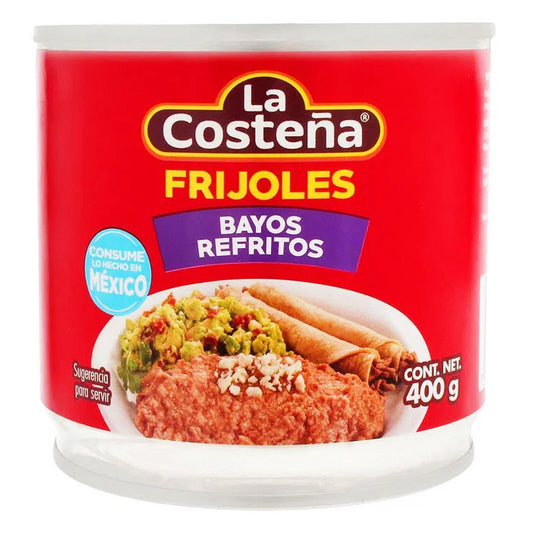 Frijol La Costeña Bayos Refritos 400 GRS