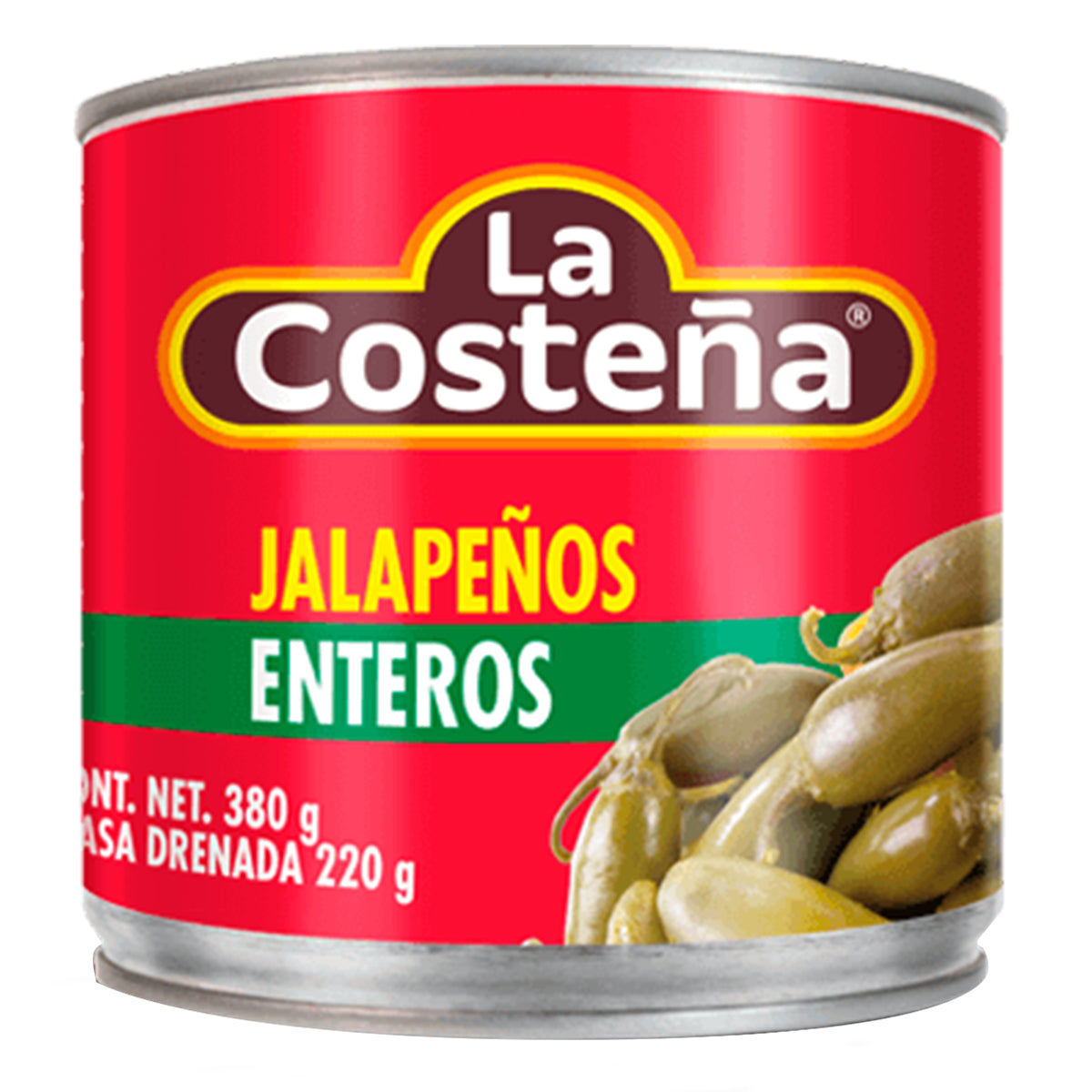 Chiles La Costeña Jalapeño Enteros 220 GRS
