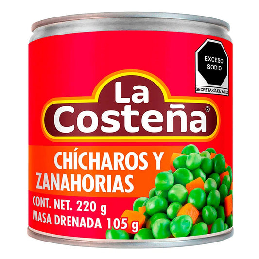 Chicharos Con Zanahoria La Costeña 220 GRS