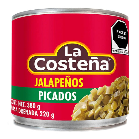 Chiles Jalapeño Picados La Costeña 380 GRS