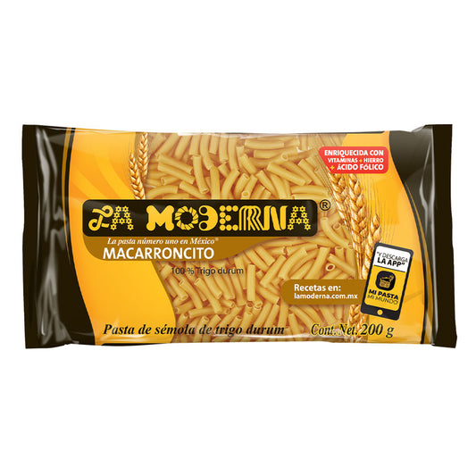 Sopa La Moderna Macarroncito 200 GRS