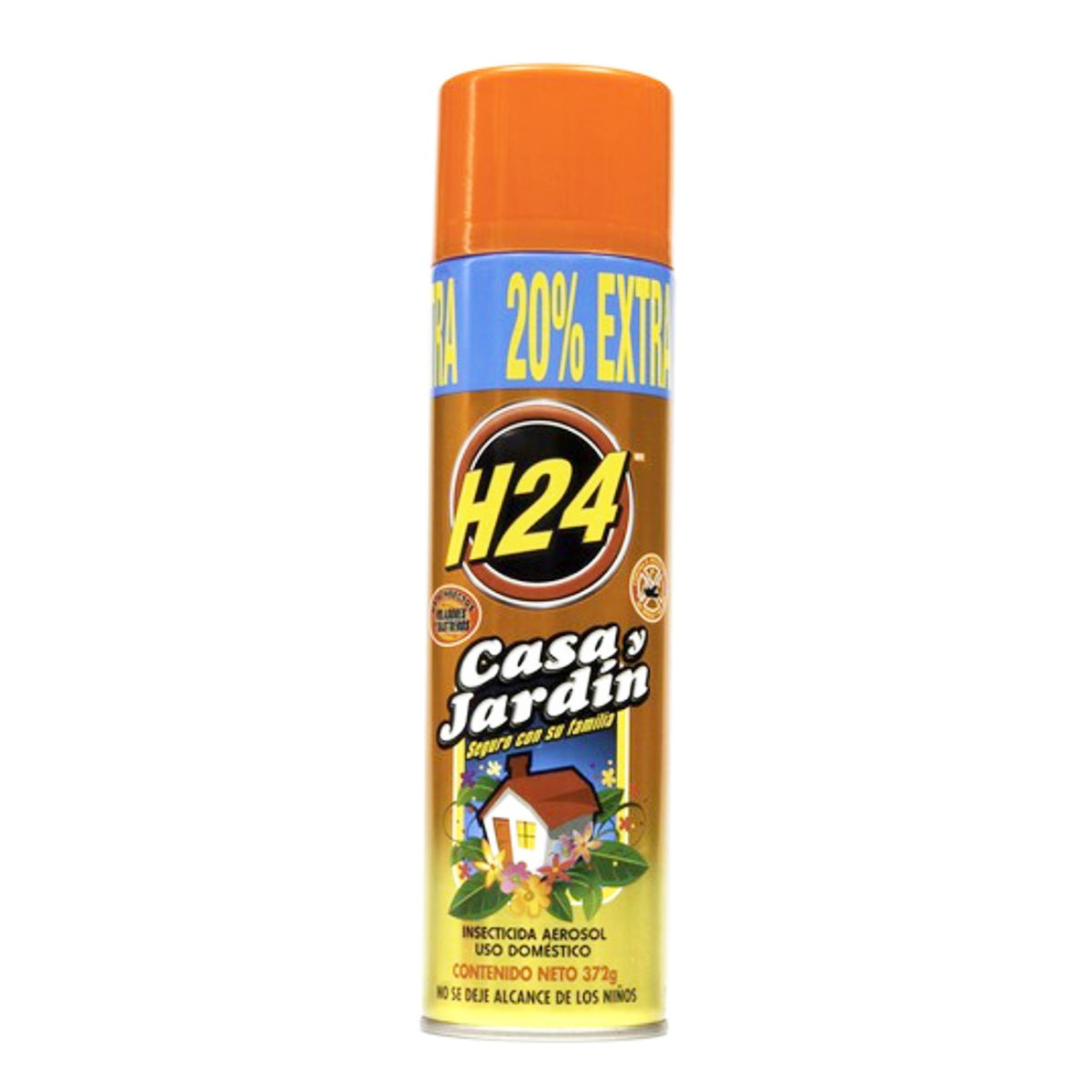 Insecticida H-24 Casa Y Jardin Aerosol+20% 383 MLL