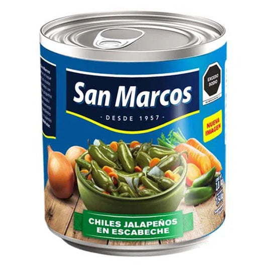 Chiles San Marcos Jalapeños 2.8 KGS