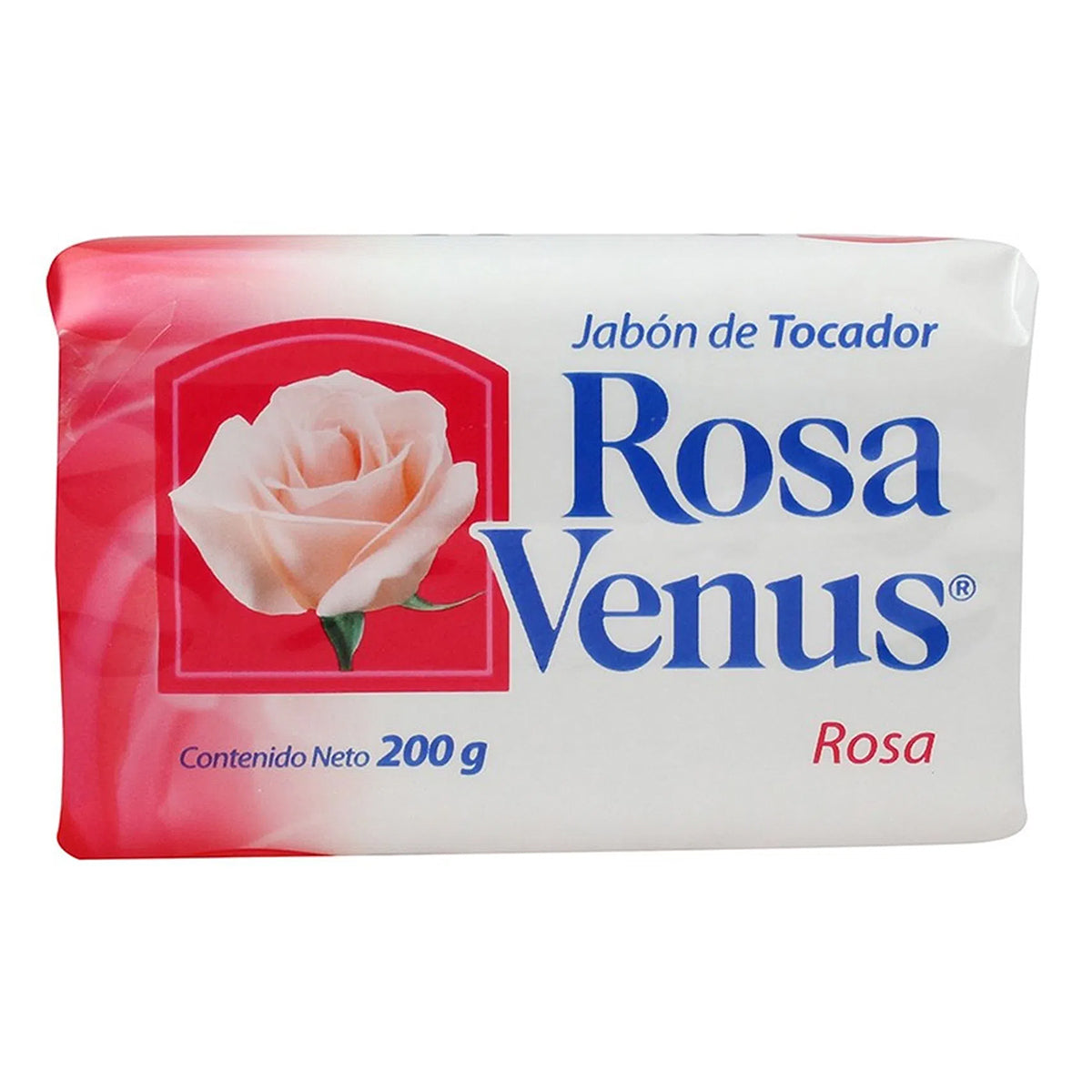 Jabon De Tocador Rosa Venus Rosa 200 GRS