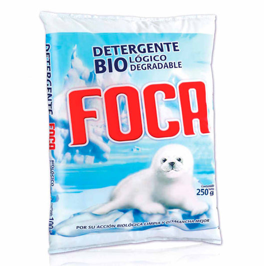 Detergente En Polvo Foca 250 GRS