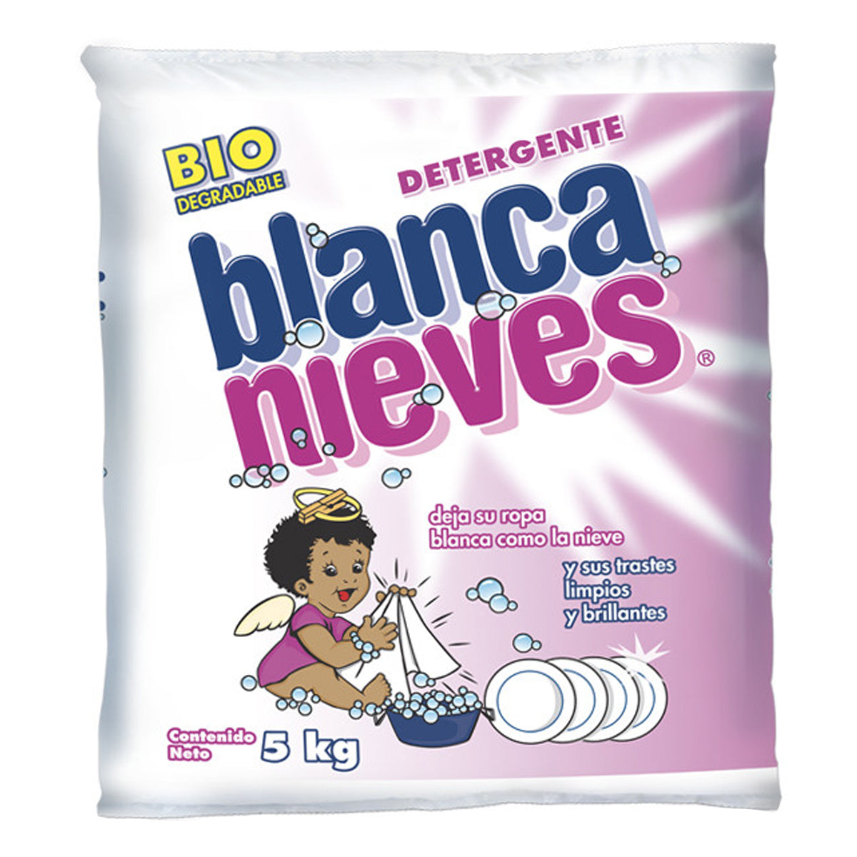 Detergente EN POLVO Blanca Nieves 5 KGS