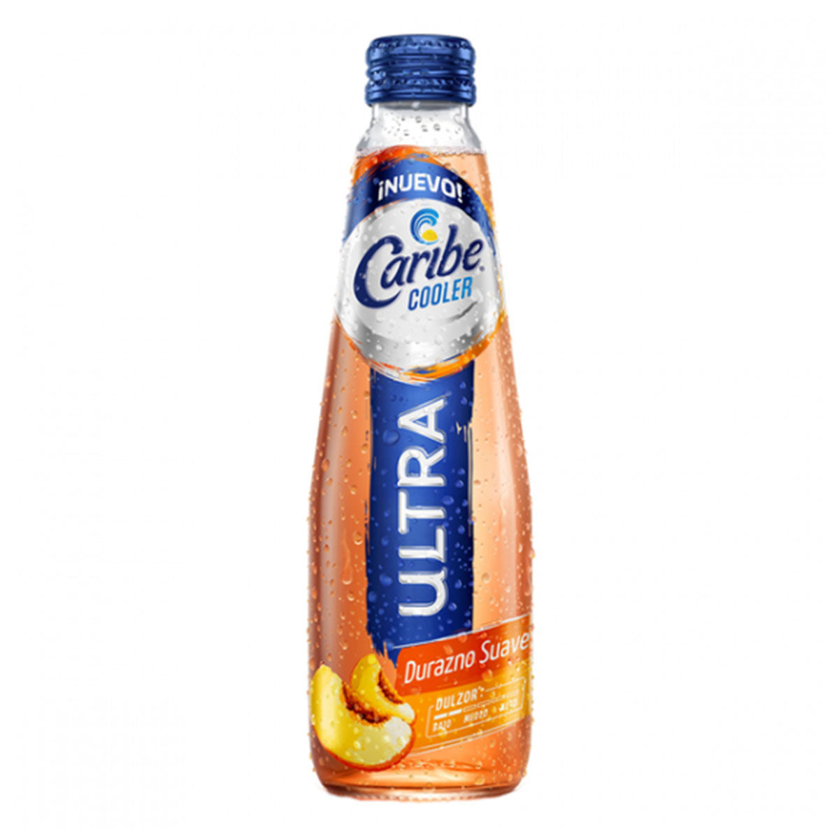 Bebida Caribe Cooler Ultra Durazno 300 MLL