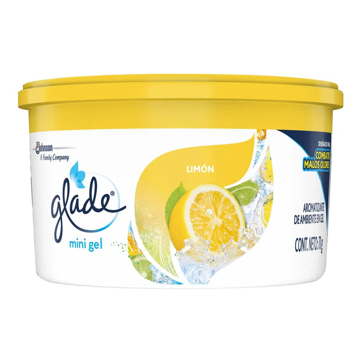 Aromatizante Glade Gel Hogar Limon 70 GRS