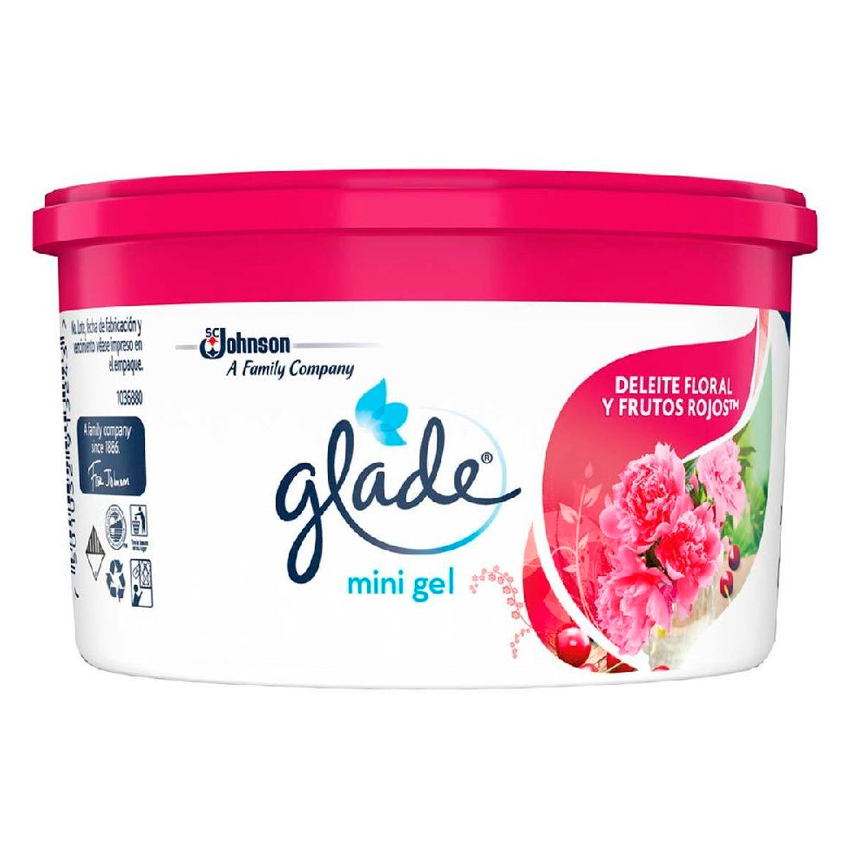 Aromatizante Glade En Gel Para Hogar Frutos Rojos 70 GRS