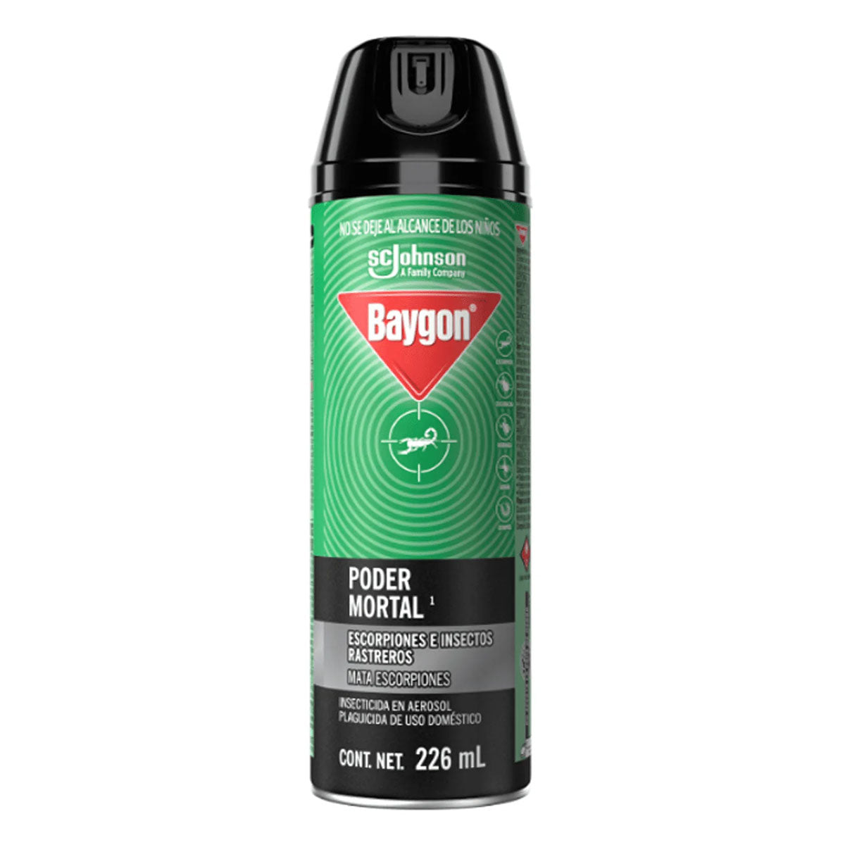 Insecticida Baygon Poder Mortal Aerosol 226 MLL