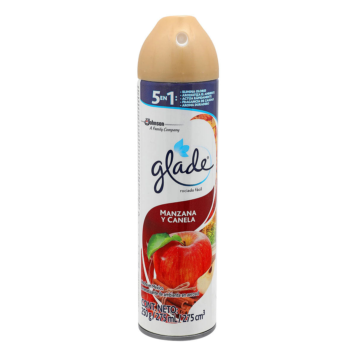 Aromatizante Aerosol Glade Manzana Canela 275 MLL