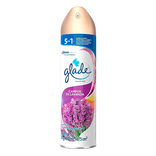 Aromatizante En Aerosol Glade Campos Lavanda 275 MLL