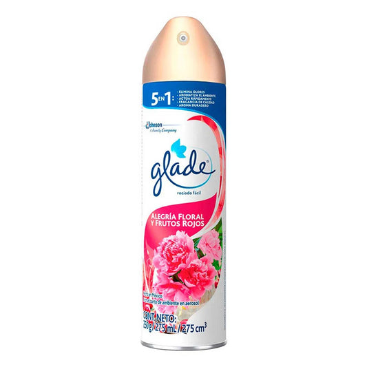 Aromatizante En Aerosol Glade Alegria Floral 275 MLL