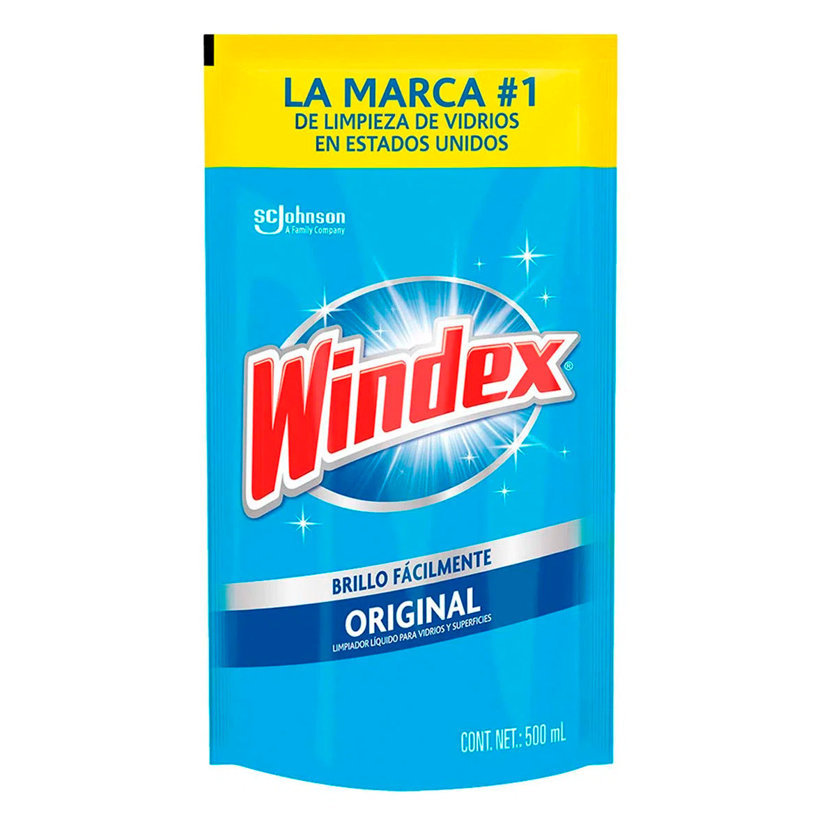 Limpiador Windex Vidrios Doypack 500 MLL