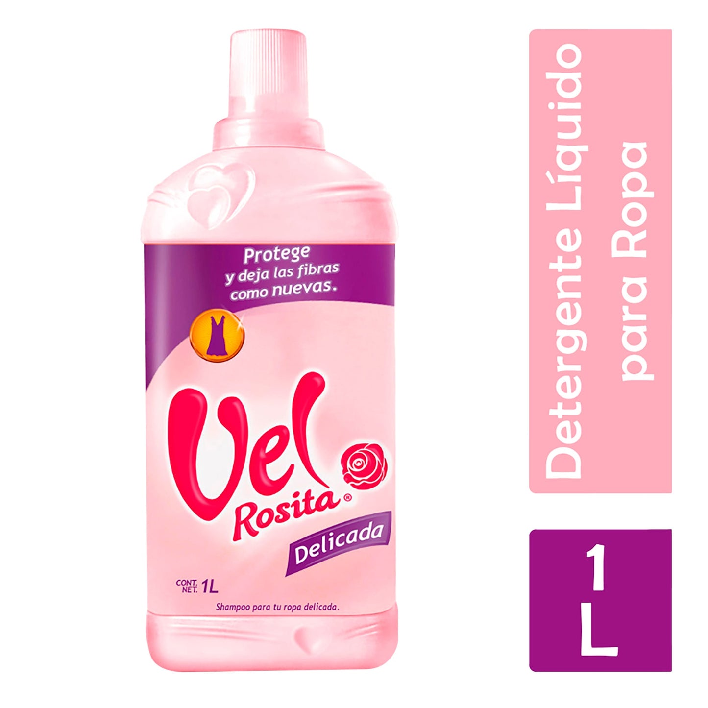 Detergente para Ropa Delicada Vel Rosita Líquido, 1 l