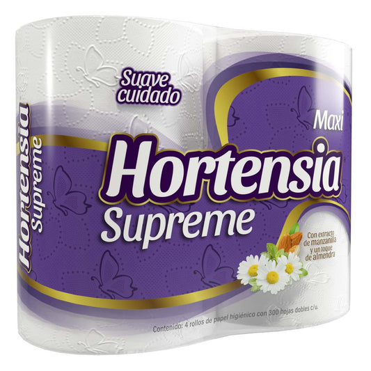 Higienico Hortensia Sup Maxi Morado300 4 PZS