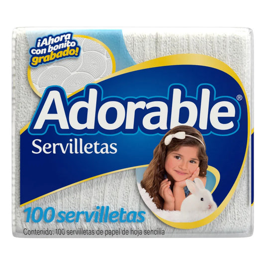 Servilleta Adorable 100 PZS