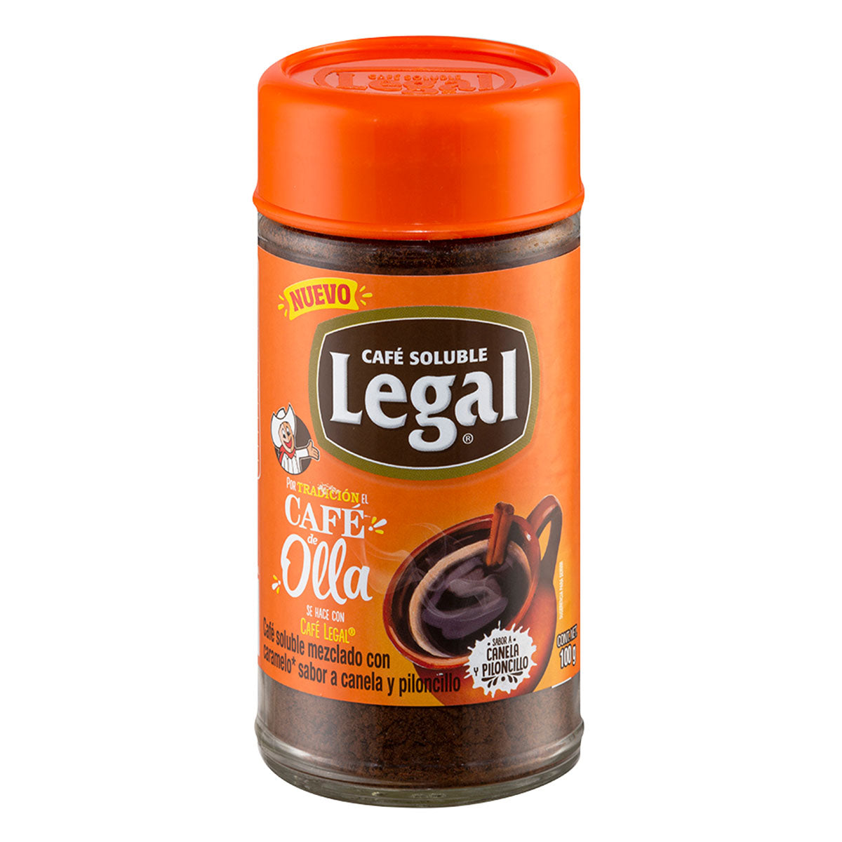 Café Soluble Legal De Olla Piloncillo Canela 100 GRS