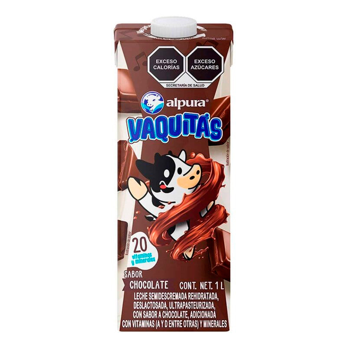 Leche Alpura Vaquitas Chocolate 1 LTS