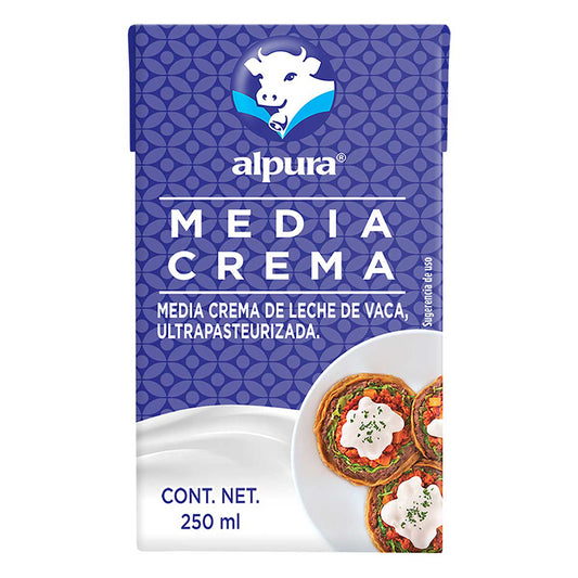 Media Crema Alpura 250 MLL
