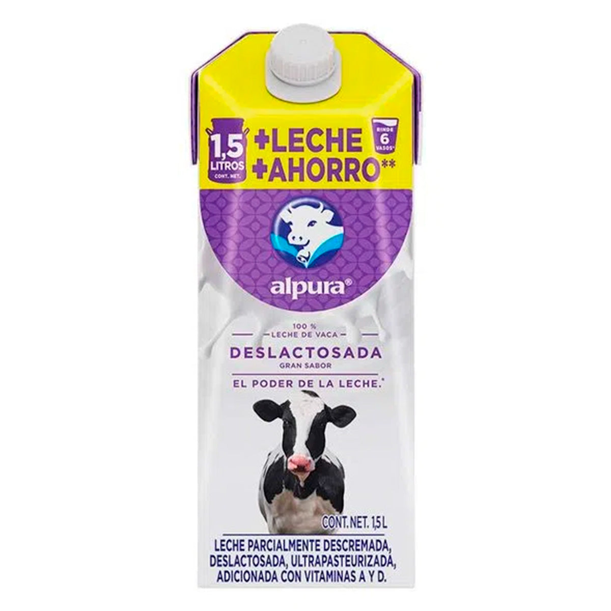 Leche Alpura Deslactosada 1.5 LTS