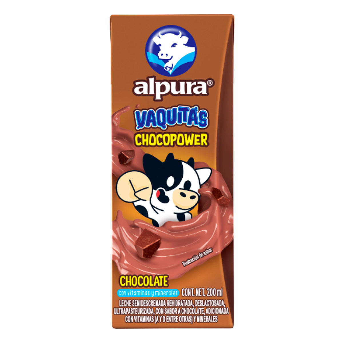 Leche Alpura Vaquitas Chocolate 200 MLL