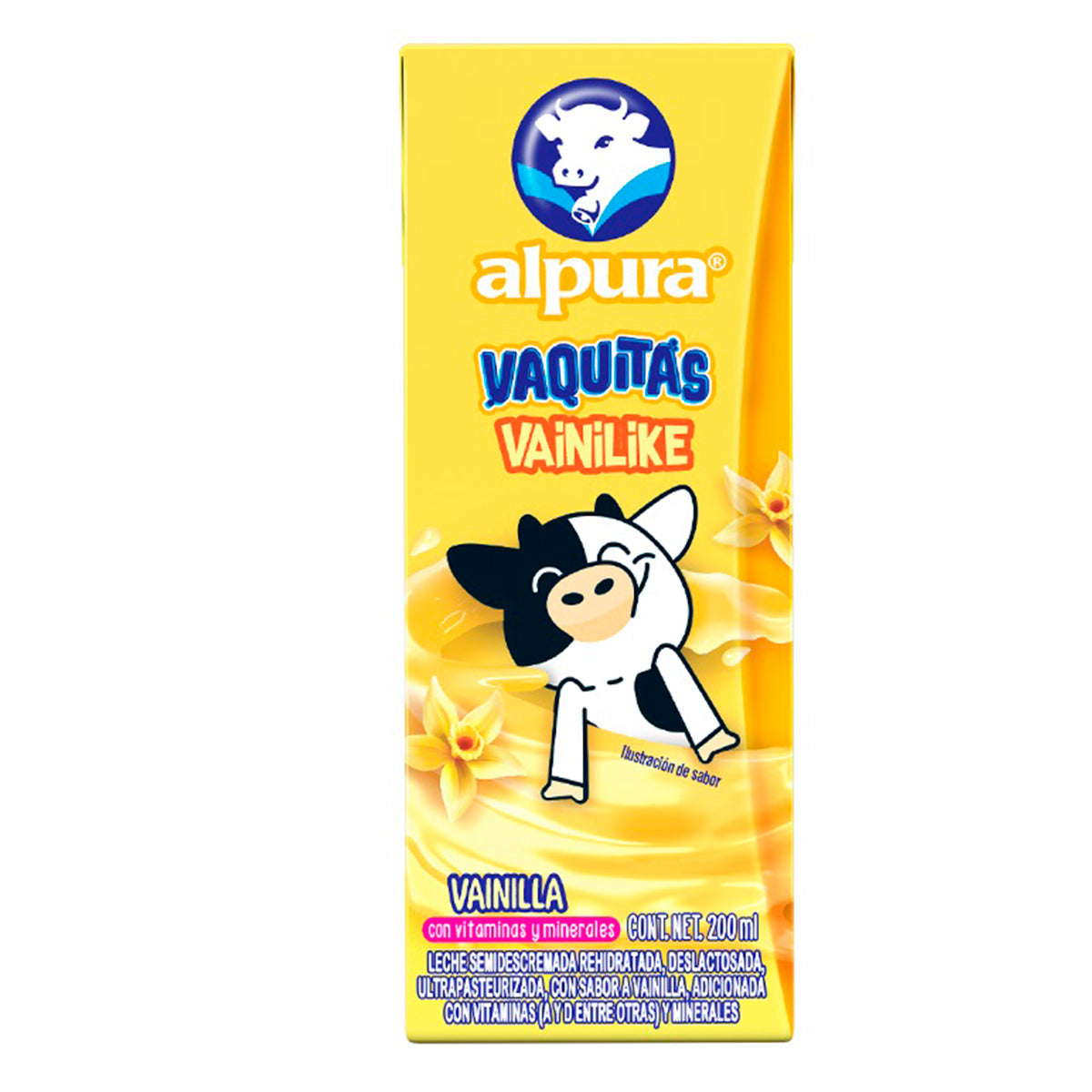 Leche Alpura Vaquitas Vainilla 200 MLL