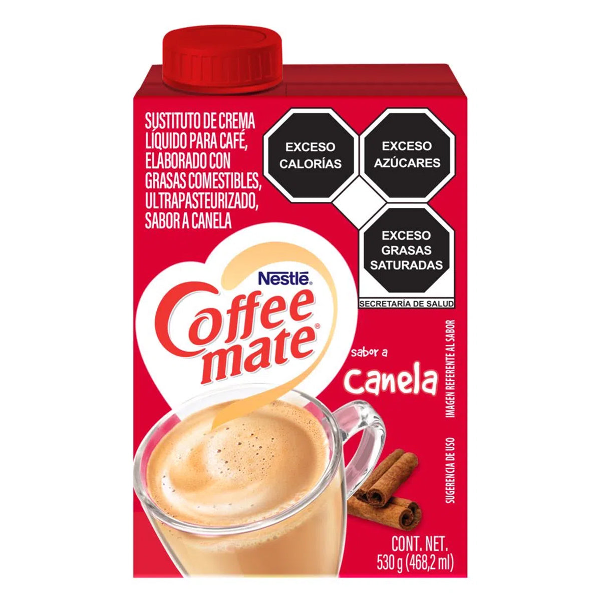 Sustituto De Crema Coffee Mate Líquido Canela 530 MLL