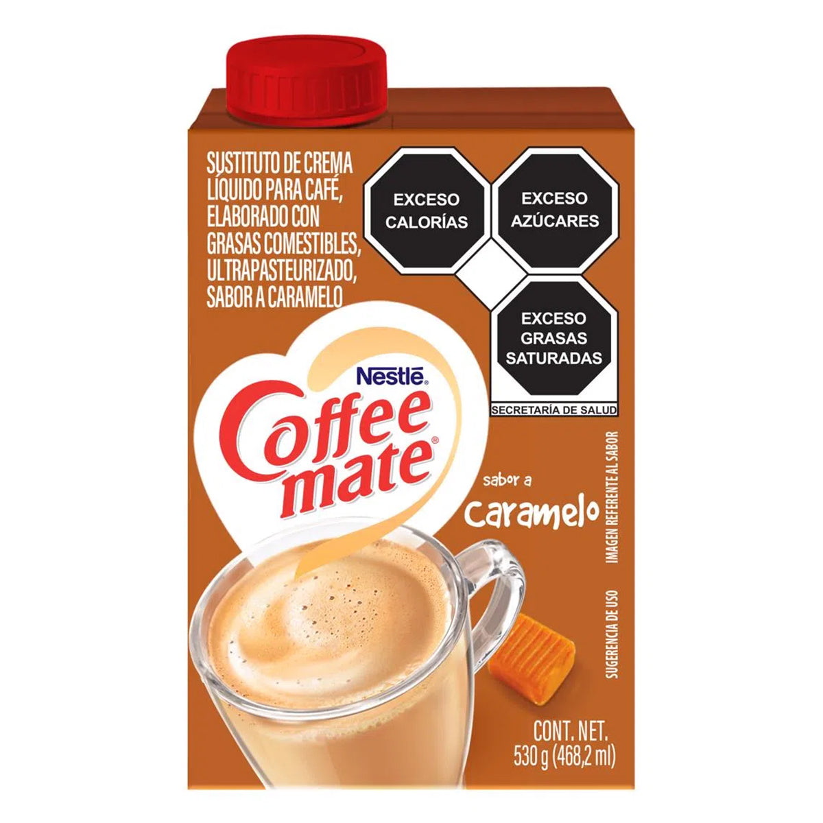 Sustituto De Crema Coffee Mate Líquido Caramelo 530 GRS