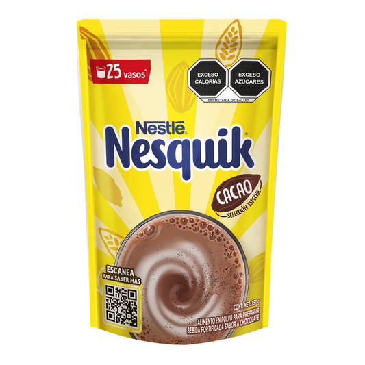 Alimento en Polvo Nesquik Sabor Chocolate 357g