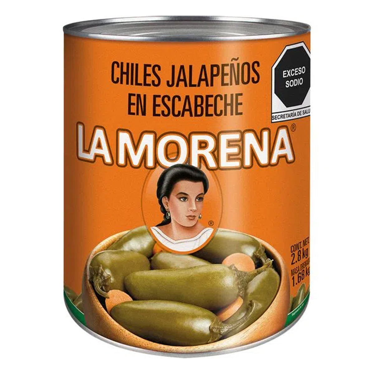 Chiles La Morena Jalapeños 2.8 KGS