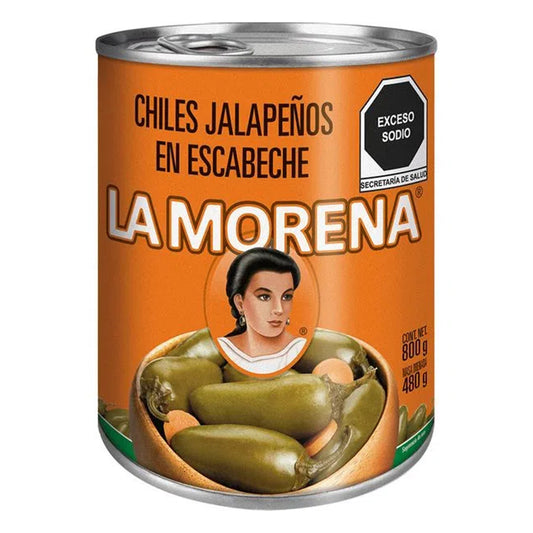 Chiles Jalapeños La Morena 800 GRS