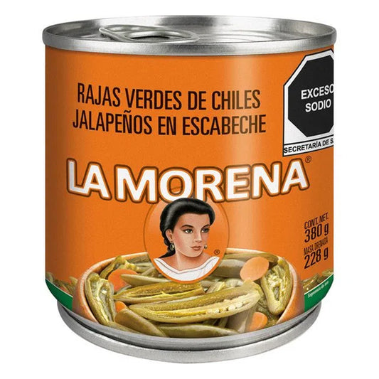 Chiles En Rajas La Morena 380 GRS