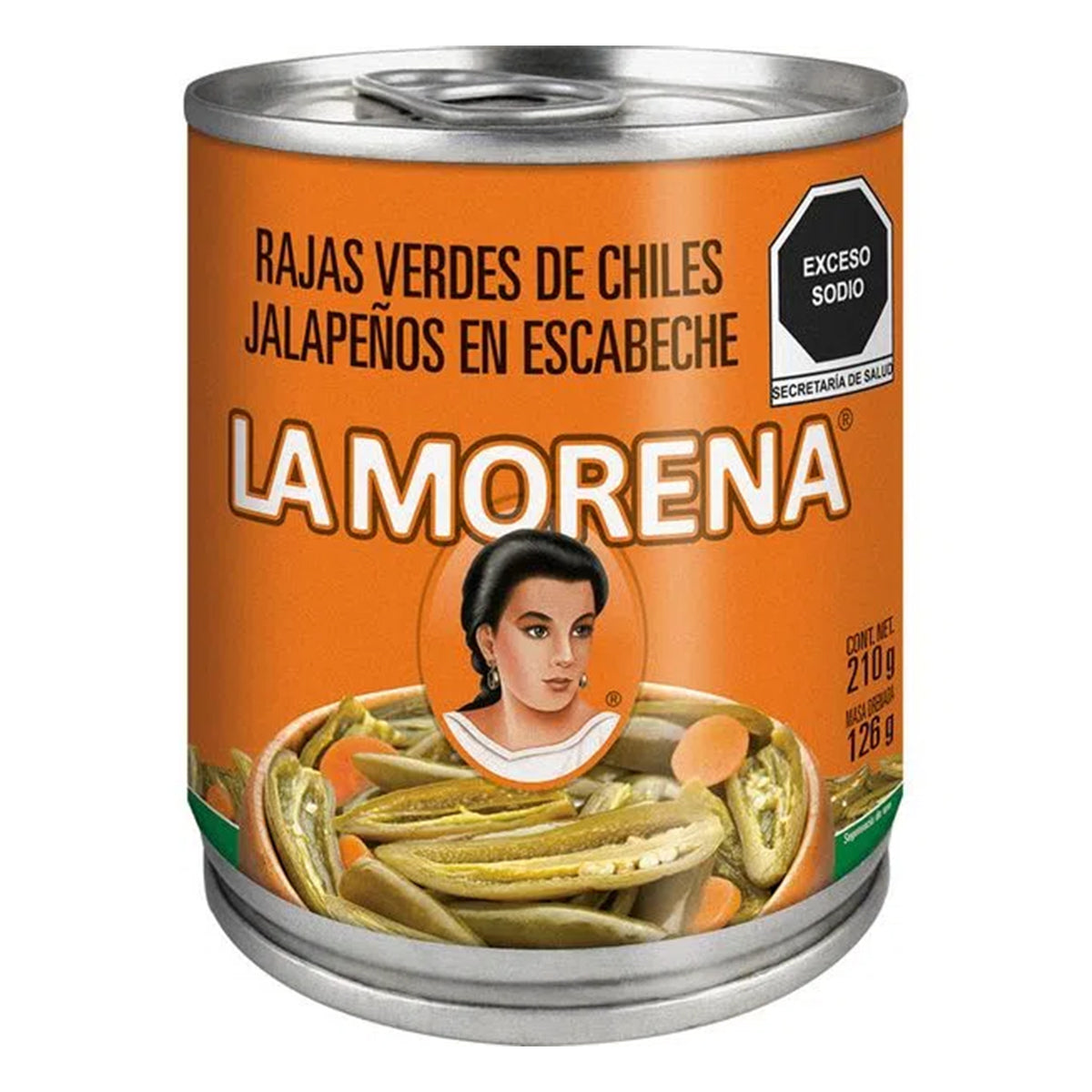 Chiles En Rajas La Morena 210 GRS