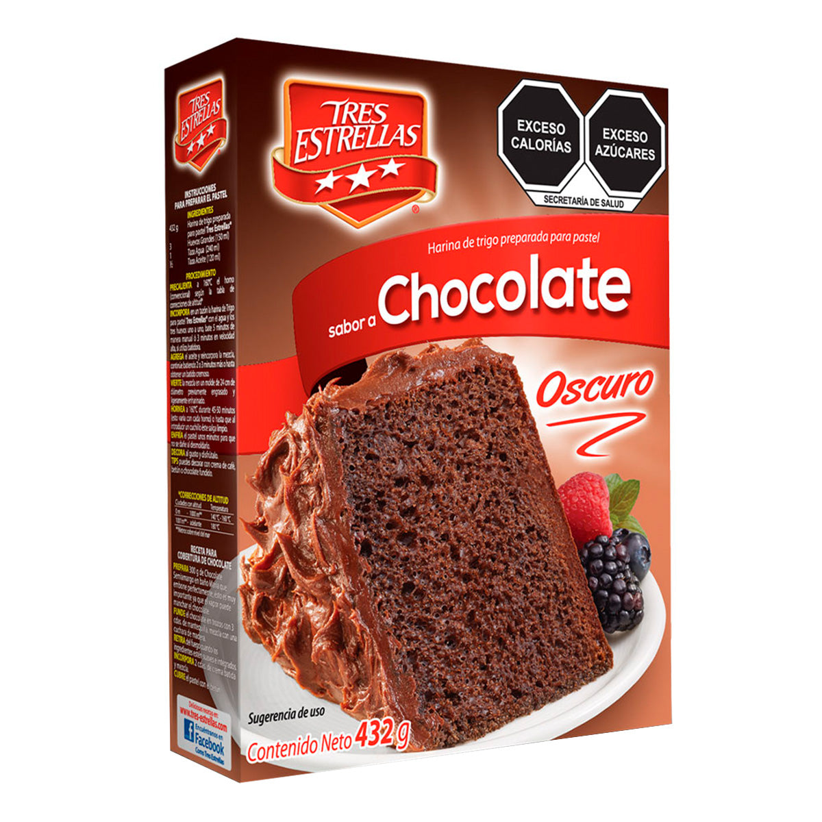 Harina Para Pastel Moderna Chocolate 432 GRS