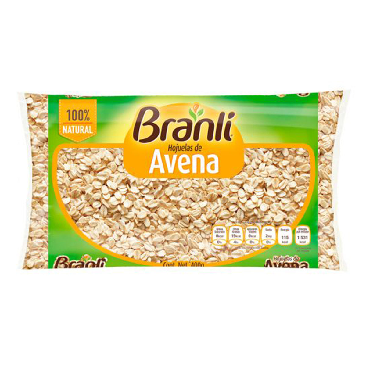 Avena Branli Natural 400 GRS