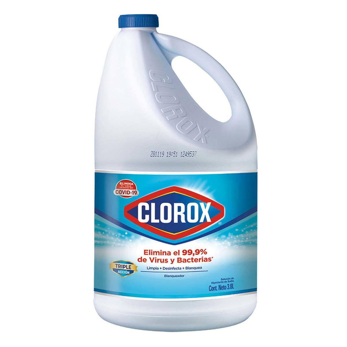 Blanqueador Clorox 3.8 LTS