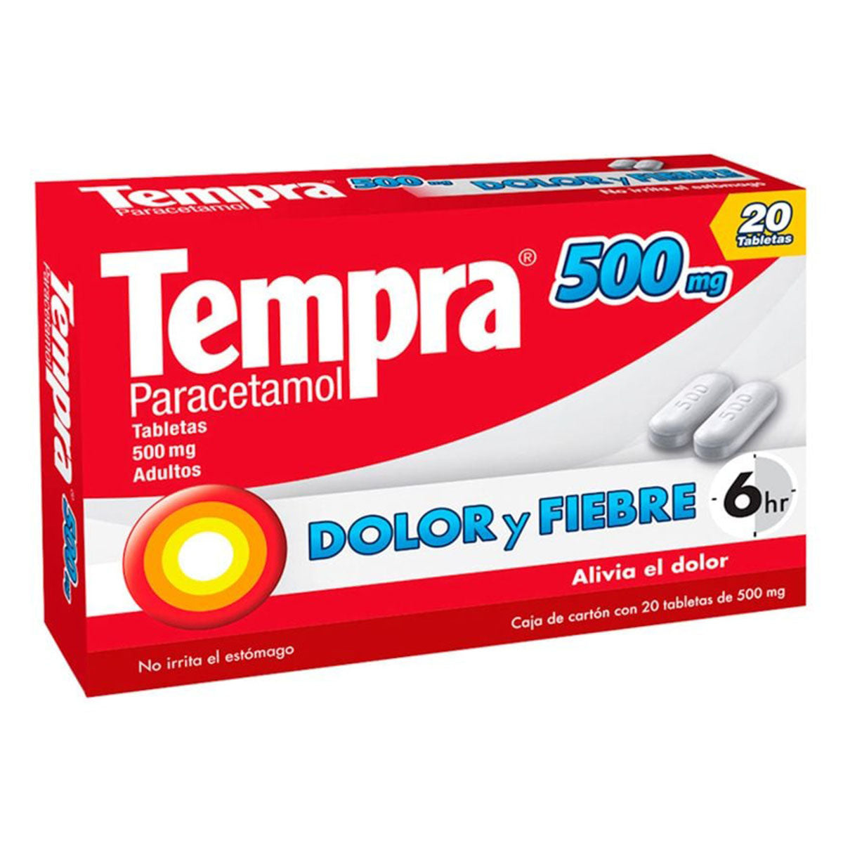 Tempra 500 Mg 20 PZS