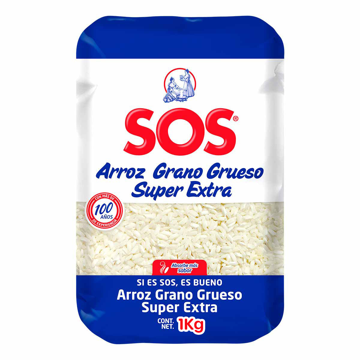 Arroz Sos Grueso Super Extra Azul 1 KGS