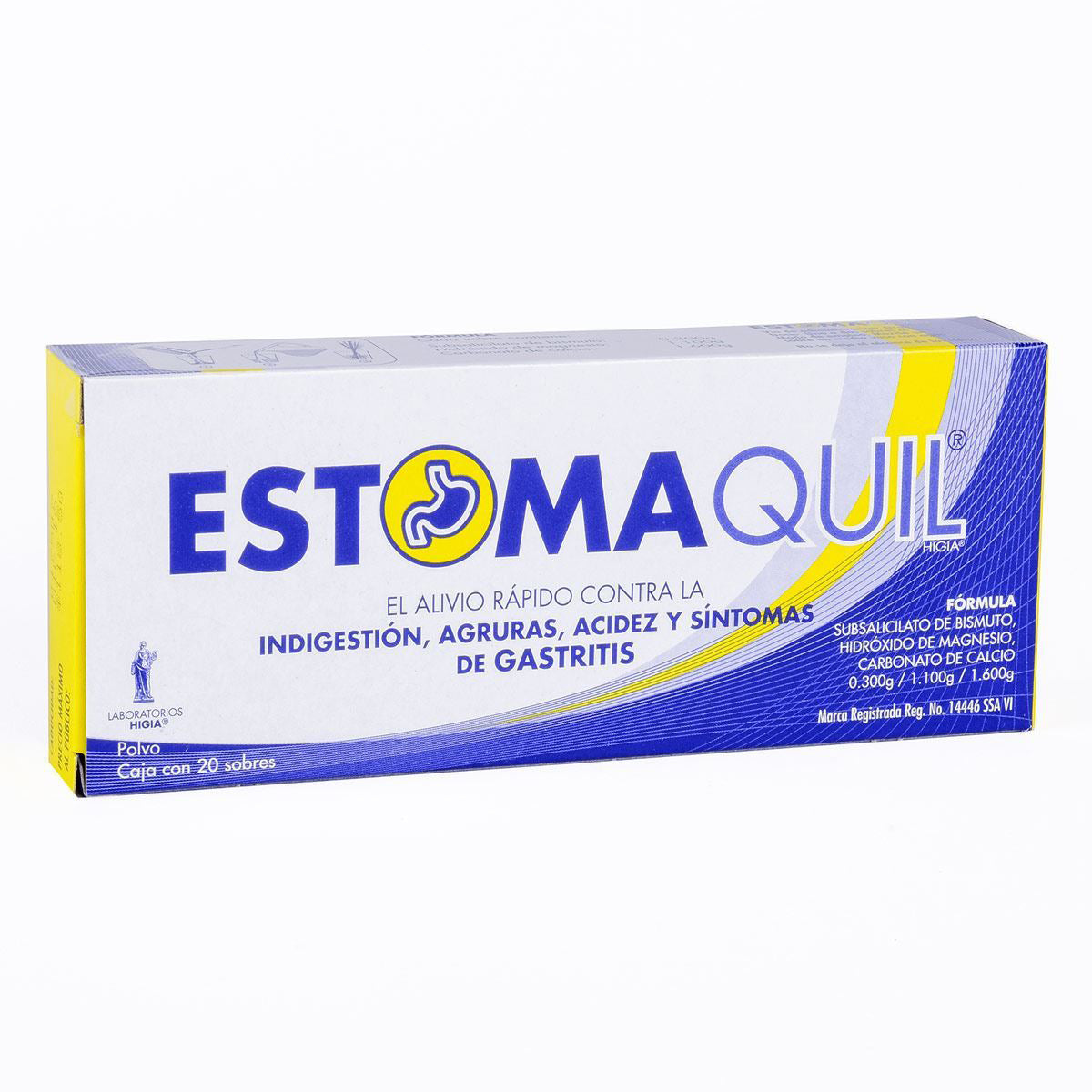 Exhibidor Estomaquil En Polvo 20 PZS