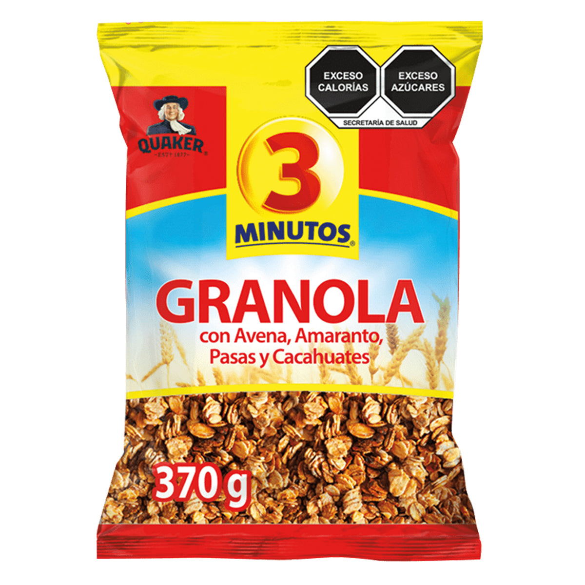 Granola Quaker Value 3Min 370 GRS