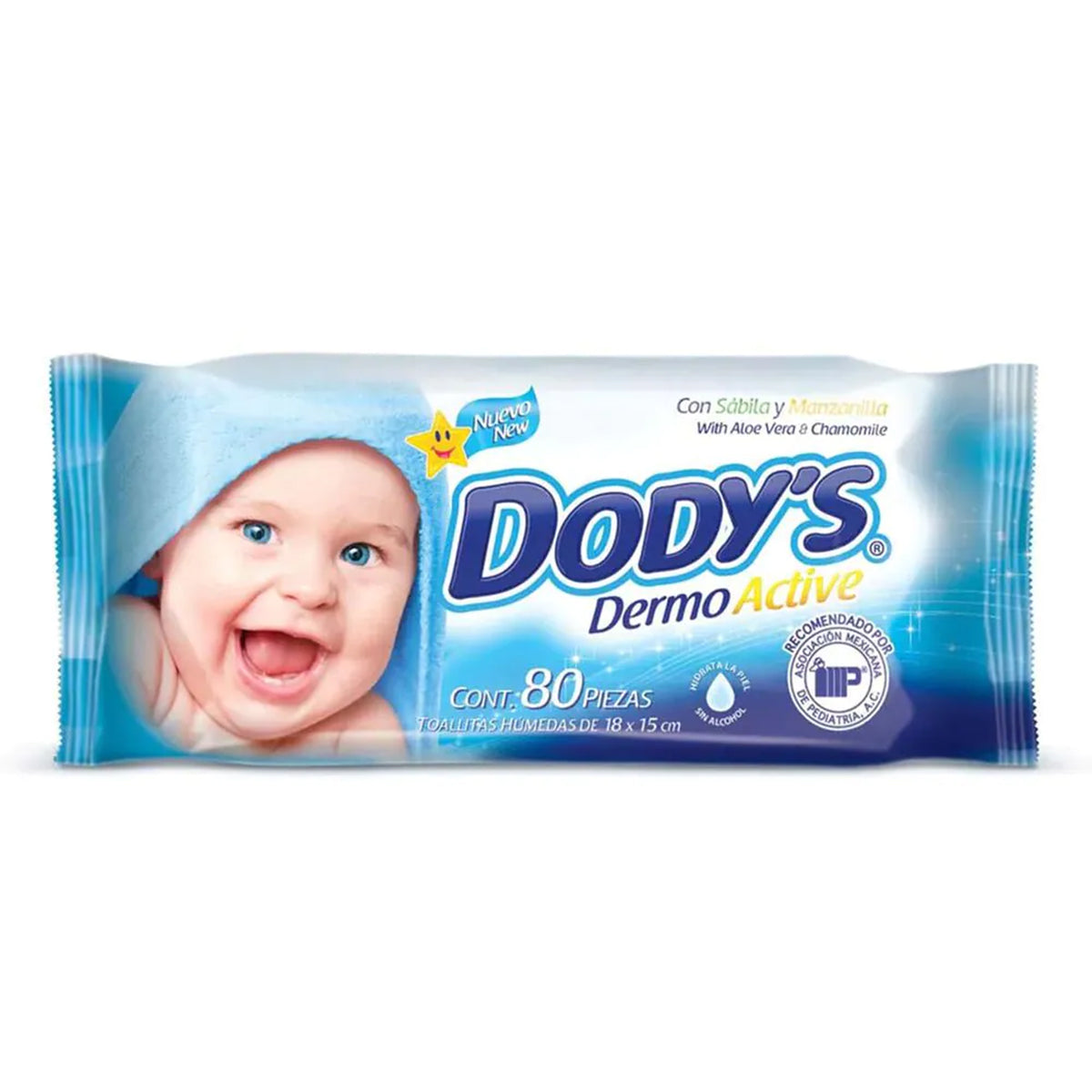 Toallitas Humedas Dody'S Azules 80 PZS