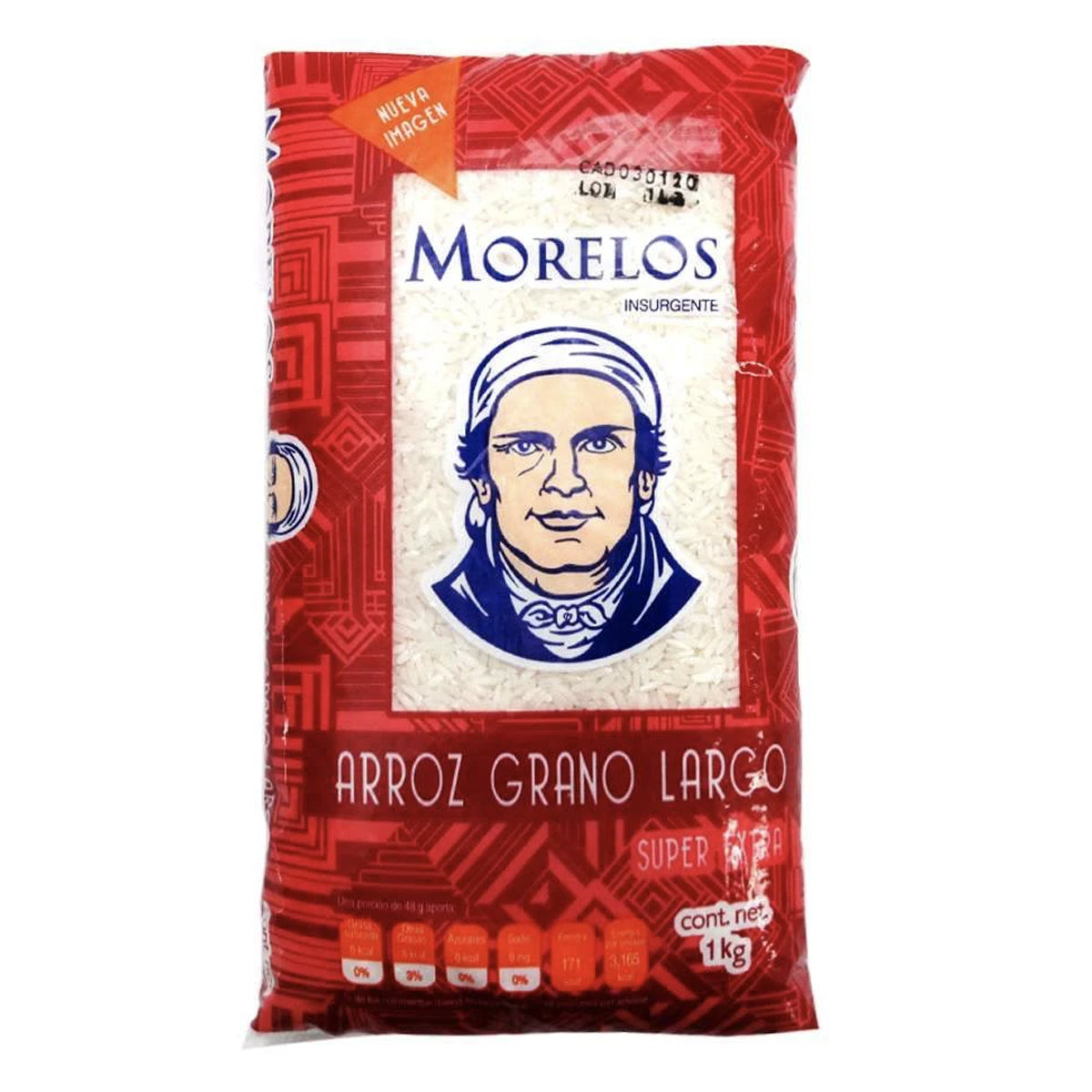 Arroz Morelos Granos Largo Súper Extra 1 KGS